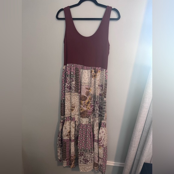 Maurice’s Size Medium Women’s Maxi Dress With Patchwork Print - Picture 1 of 3